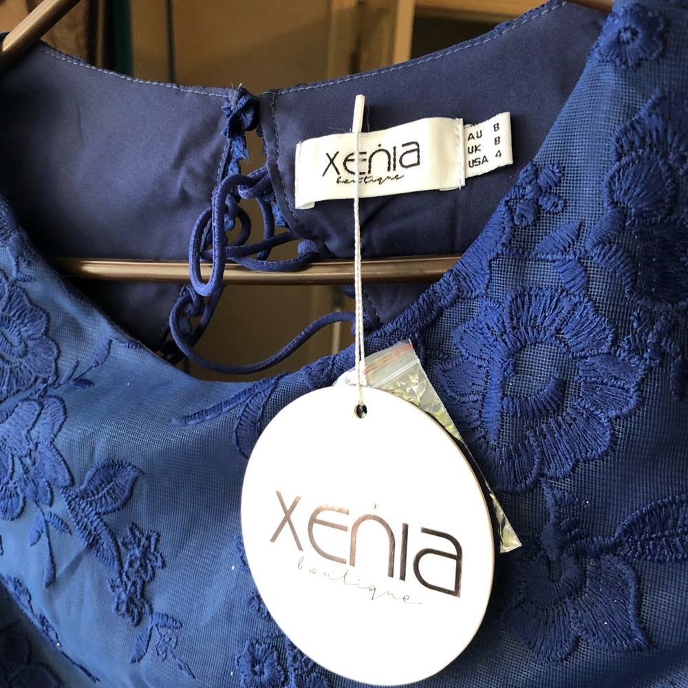 Brand-Xenia,Size XXS-S, Navy Blue
